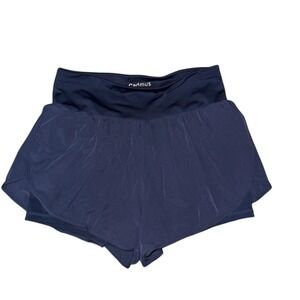 Cadmus Womens Athletic Running Shorts Navy Blue M yoga workout gym rat quick dry